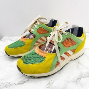 Adidas Originals EQT Racing OG Women 6.5 Yellow Green Sneakers Athleisure Casual